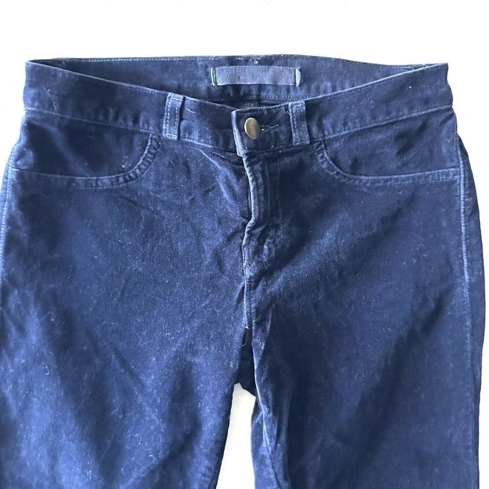 J Brand Women's 26 Velvet Leggings‎ Midnight Blue 801J605 Straight Skinny